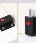 10 Pack Hella Sturdy Automatic Spring Latch Bolt For Cabinets Drawers And Doors Black, 37x35mm ABS housing with iron pin.