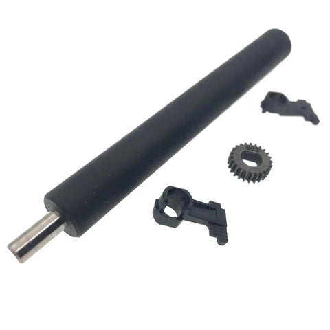 Pro Grade Pressure Platen Roller Kit With Bearings Gear And Bushing For Printer Models GK420D GX420D GK430D GX430D ZP450 ZP500 ZP505 ZP550 Drop In Replacement Easy Install For Smooth Printing And Reliable Performance. Black roller kit with gear and bushings