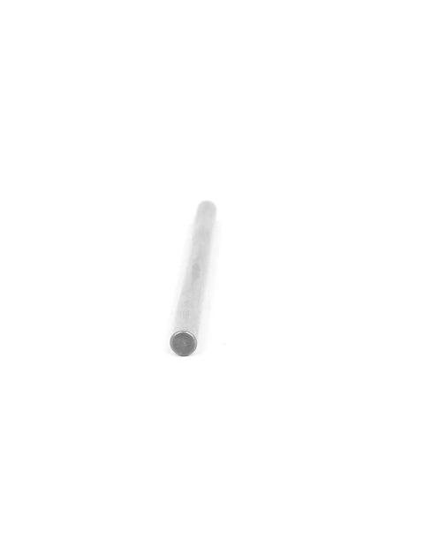 Tungsten Carbide Pin Gauge 2.95mm Diameter and 50mm Length Pro Grade Precision Tool Built Tough For Machining And Inspection Accuracy Plus Minus 0.001mm Durable Silver Tone Gauge For Tight Tolerances. End view of 2.95mm tungsten carbide pin gauge for precision inspection