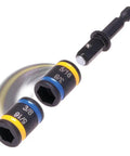 Dual Sided 5/16 And 3/8 Inch Hex Driver 2 Inch Magnetic Reversible Socket Tool For Easy Cleaning One Piece Construction