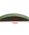 Side view of a 13mm Woodruff key from the Twenty Pack 13mm Woodruff Keys For GY6 50cc 80cc 139QMB Scooters Taotao Roketa Sunl Jonway Replacement Parts Kit