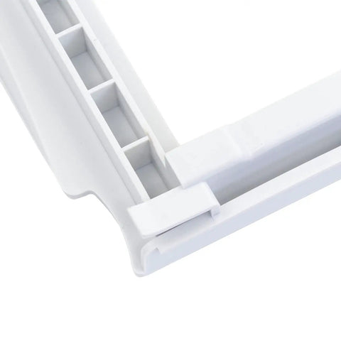 Close-up of Replacement Crisper Pan Cover Frame Without Glass For Refrigerator 240599301 AP3763926 1037664 AH899475 EA899475 PS899475.