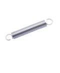 Stainless Steel Tension Springs With Hooks For Tool Accessories And DIY Projects 8mm Wire By 10 Pcs Set Including 20mm Extension Stretch Gears That Rock, single spring view.
