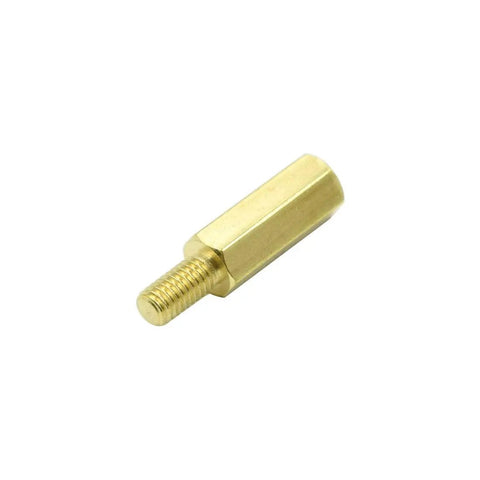 M3 Brass Hex Standoff Spacers 12mm And 6mm Lengths Male To Female Thread 5mm Hex Head Ideal For PCB Board Mounting And Enclosures