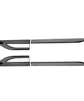 Glossy Side Fender Vents Trim Covers For Tesla Cybertruck, black durable trim for side panel protection and aesthetic upgrade.
