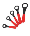 Heavy Duty ER Collet Wrench For ER16 ER20 ER25 ER32 ER40 CNC Spanner Tool and Machine Tool Spanner Holder Wrench Key set with red handles