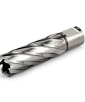 Oscarbide 13/16 in annular cutter with Weldon shank, silver metal, 2 in depth of cut