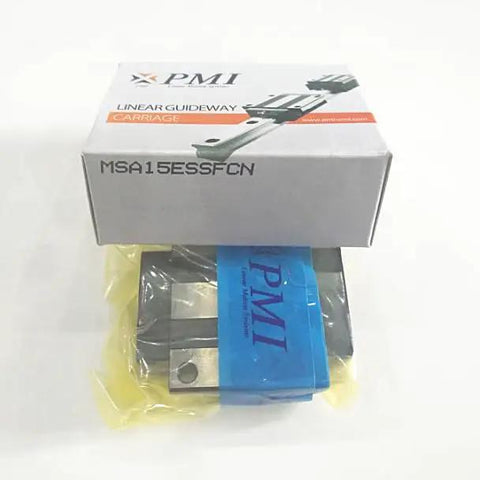 MSA15E Linear Guide Bearing Slider Block For CO2 Laser Engraving And Cutting Machines in packaging, Taiwan-made block