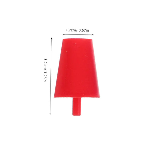 Versatile 35-Piece High-Temp Silicone Tapered Plug Set That Slips Into Holes Easy For Seal Paint Coating And Automotive Spray Jobs Without Dripping Mess Up With Flexible Heat Resistant Sealing Plugs, red 3.2cm silicone tapered plug