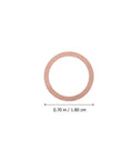 Cool Festfends Copper Sealing Gasket Flat Washers M5 Size Metric Kit With 200 Pieces For Electrical And Industrial Sealing Applications That Actually Work In Wet Environments To Keep Things Tight And Secure. copper washer, 0.70 in diameter