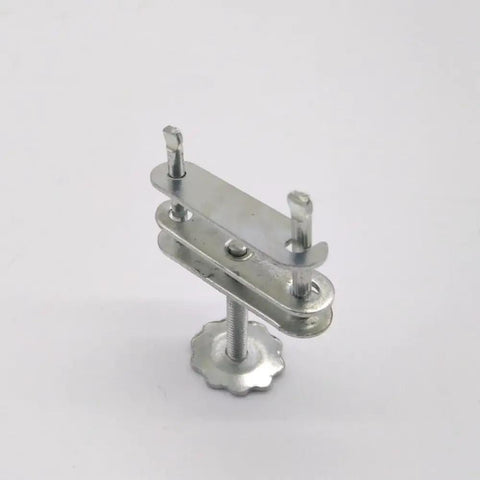 Beefy Stainless Steel Telescopic Hose Clamps With Adjustable Screws for tubing in labs, home, and salon use, shown in detail