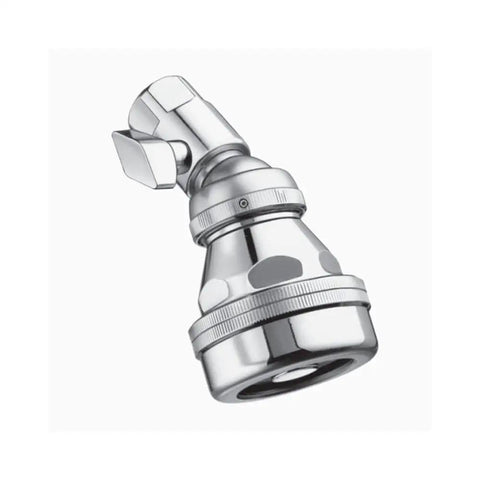 Act Omatic Pro Grade Volume Control Showerhead With Fingertip Control And Thumb Screw, Self Cleaning Spray Disc, 2.5 GPM Flow, Polished Chrome