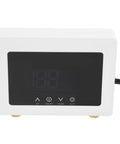 Heavy Duty Instant Electric Water Heater Delivers 3000W Turbo Heat And Kickin Hot Water Through A No Fuss Wall Mount Build Featuring A Slick Digital Touch Screen Panel close-up view of digital control panel