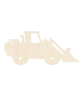 Set Of 3 Unfinished Wooden Cutouts Front End Loader Tractor Art DIY Wood Signs For Farmhouse Wall Decor Rustic Home Vibe 8 Cm Tall