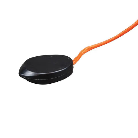 Magnetic Wire And Cable Pulling System Pro Grade Electrician Tool with non-marring nylon leader and swivel eyelet, close-up view