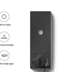 Premium 800Ml Electric Tea Maker Featuring Auto Water Pump And Secure Magnetic Lid, Smart Digital Temperature Kettle Set control panel close-up.