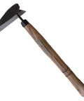 Japanese Weeding Sickle Hoe Garden Tool For Weeding And Digging Deep Roots Grass Cutting Soil Loosening And Hand Weeder Workhorse With Durable Steel Blade For Quick No Nonsense Yard Cleanup wooden handle