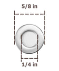 Beefy Heavy Duty Stainless Steel Flat Washers Set 100 Pack One Quarter Inch To Five Eighths Inch Outer Diameter