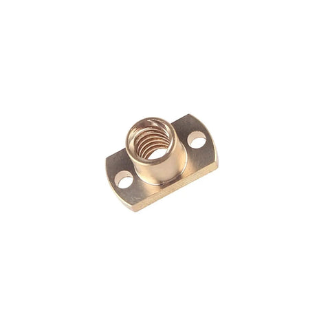 Brass flange lead screw T8 nut for Pro Grade Ball Screw With Nut For CNC Milling And Machining Centers, Trapezoidal Pitch 2mm