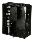 125A Main Lug Load Center 4-Space 8-Circuit Indoor with Tin-Plated Copper Buss, Thermoplastic NEMA 1 Enclosure Open View
