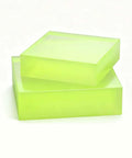 Heavy Duty 2 Pack Solid Polyurethane Blocks Built Tough For Industrial Machinery And Cnc Workshops Rock Solid Spacers Buffer Pads That Handle Heavy Loads Without Breaking A Sweat At 45mm, showing two solid green blocks.