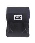 Built Like A Tank Rock Solid Charging Dock Base Compatible With Roidmi Eve Plus And H40 Robot Vacuum Cleaners top view showing charging ports and black shell.