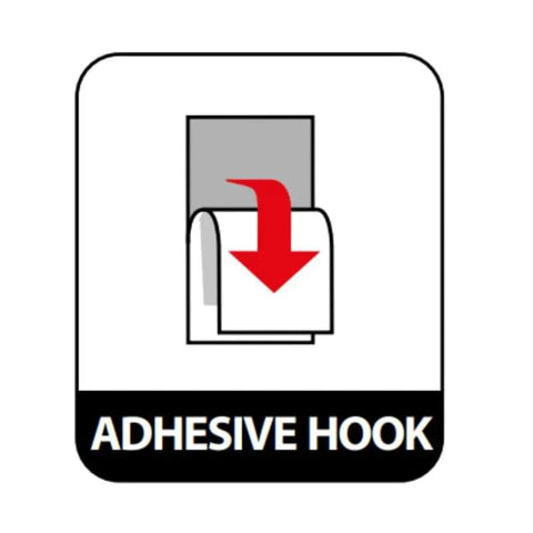 Illustration of adhesive hook installation showing how to peel for Premium Peel And Stick Wall Hooks Heavy Duty Adhesive Strips Set Of Two No Drill Hang Your Stuff Sweet Grip For Kitchen Bathroom Organization Game Changer Decor.