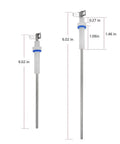 Premium Steam Probe Replacement Kit For Breville And Sage Dual Boiler Espresso Makers, 6.02 inches metal probe, smooth shots upgrade.