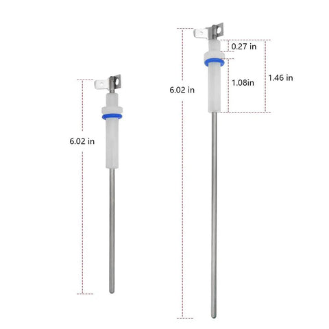 Premium Steam Probe Replacement Kit For Breville And Sage Dual Boiler Espresso Makers, 6.02 inches metal probe, smooth shots upgrade.