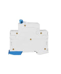 Side view of 2P Miniature Circuit Breaker NB1-63 Series 2A To 63A, C Curve, Low Voltage DIN Rail Mount