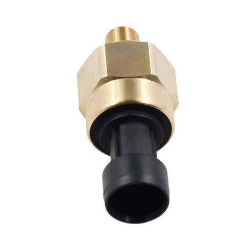 Pressure Sensor For Screw Air Compressors Dual Part Numbers 39877618 And 23451859 Delivers Precise Pressure Readings For Stable Plug And Play Performance And Hassle Free Maintenance, brass threaded sensor with black connector