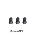 Ridiculously Sharp Carbide Replacement Inserts For Mini Wood Lathes Tough Square Round And Diamond Cutters Built Different, M4x8 screws with flat heads.