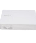 Mini UPS Battery Backup For Security Cameras Routers And Networking Gear Hella Solid Surge Protector, compact white design.
