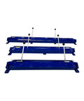 36-Inch Sheet Metal Brake Bender For 20-Gauge Steel And 14-Gauge Aluminum With Quick-Action Clamp, beefy design in blue