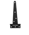 Heavy Duty T Shaped Door Hinges Set In 3 Inch 4 Inch And 6 Inch Sizes Includes 1 2 4 6 Piece Options Cold Rolled Steel With Black Finish