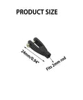 Five Pack RC Airplane Servo Linkage Rod Clevis Coupler U Shaped Nylon Clamp With Screws For 2mm Rod, 24mm length, size chart