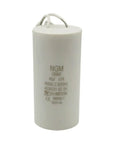 Heavy Duty 40uF 450V Motor Run Capacitor CBB60 Round Cylinder With Metallized Polypropylene Film, Two Wires Visible