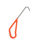 Dope Root Hook Tool for Bonsai Care and Soil Loosening, 8.5 Inch Metal Gardening Tool for Gentle Root Stretcher and Easy Repotting of Potted Plants, Built Tough for Bonsai Enthusiasts. Orange handle root hook tool
