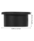 Dope Black Desk Cable Grommet Kit For Quick Clean Cable Management 20 Pack Round Hole Covers For Wiring Easy Install Rubber Grommets 2.4 cm