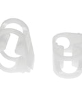 4 Pack Water Flow Control Hose Clamps For 1/4 To 1/2 Inch Tube OD Shut Off Adjustable Clips White Workhorse Plastic Clamps