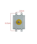 1Pc Industrial Microwave Equipment Magnetron Om75P Air Cooled For Samsung Mag Drying Apparatus top view with dimensions 11.5cm x 3.5cm.