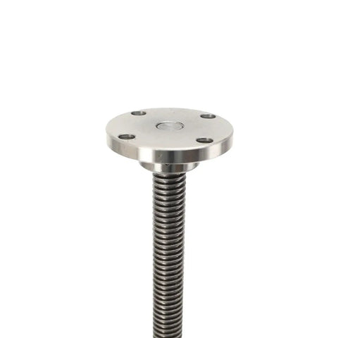 Versatile Ball Screw Lift With Hand Crank And Electric Drive, Worm Gear Lift System WL1T 200kg Capacity, flange detail view