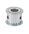 5M 15T Timing Pulley For 15mm Wide Belts With 5mm Pitch And 10mm Bore Aluminum Synchronous Wheel, side view