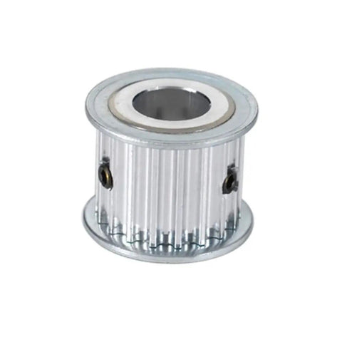 5M 15T Timing Pulley For 15mm Wide Belts With 5mm Pitch And 10mm Bore Aluminum Synchronous Wheel, side view