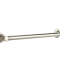 Sturdy 24 Inch Wall Mounted Shower Grab Bar ADA Compliant Satin Nickel Finish Built Tough Zinc Die Cast And Stainless Steel Construction