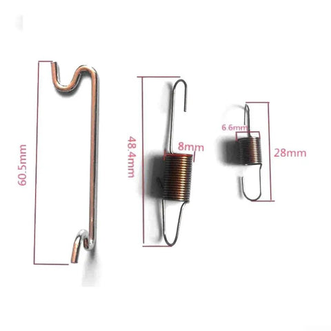 Three Pack Governing Spring For EY20 And RGX2400 Generators Carburetor Linkage Replacement Part with dimensions shown