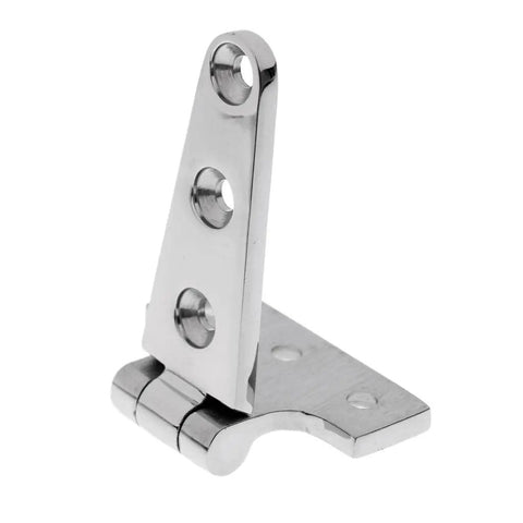 Beefy Heavy Duty Gate Strap Hinge For Shed And Barn Doors, Marine Grade 316 Stainless Steel, Rustproof Hinge Hardware, Mirror Finish