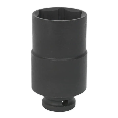 Heavy Duty 36mm 1/2 Inch Drive Impact Socket For Front Hub Nut Removal on Fiat 500 and Ford Ka, Six Point Stepped Design