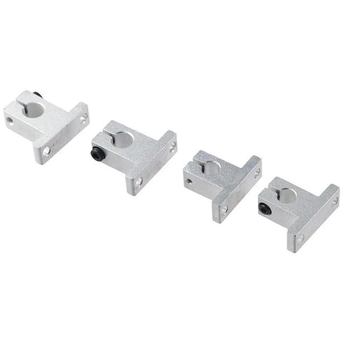 SK10 Linear Rail Kit With 10mm Shaft Support And Aluminum Frame Polished Rod Holder For Smooth Movement And High Precision Vertical Axis Guidance In CNC Machines And 3D Printers For DIY Makers aluminum shaft supports