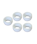 Pack Of Five Cup Gaskets 18CG For Regular TIG Torch Setup 17 18 26 Series on white background